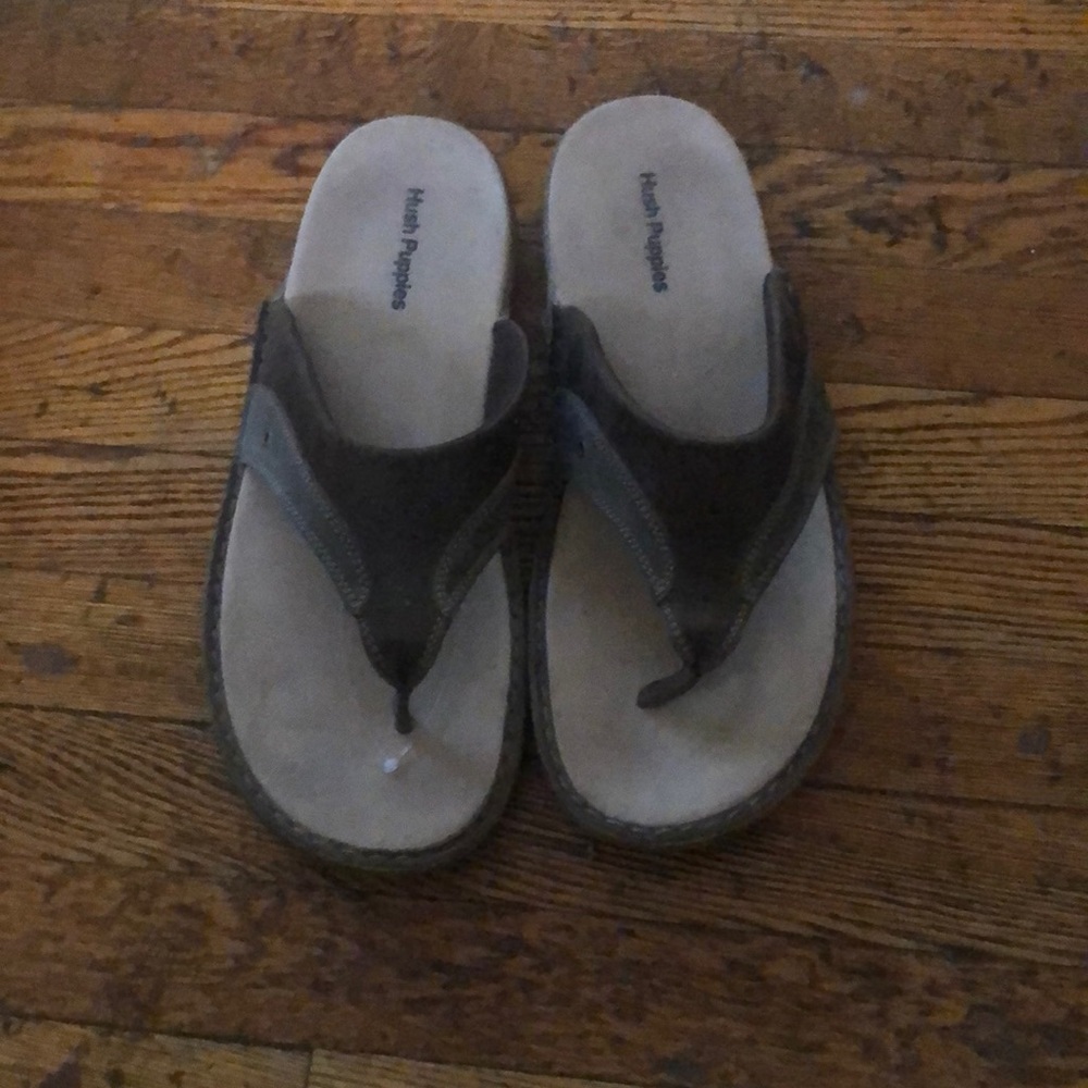 Hush Puppies slid on sandals size 13